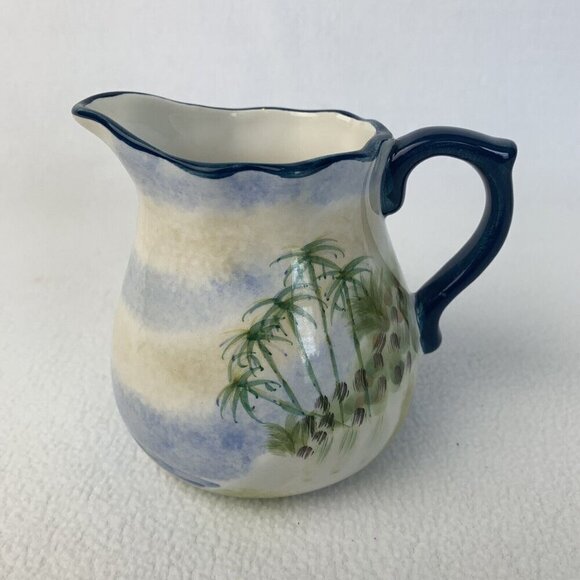 Sakura Creamer Paul Brent Hand Painted Coastal Plantation Home Discontinued - Picture 2 of 8